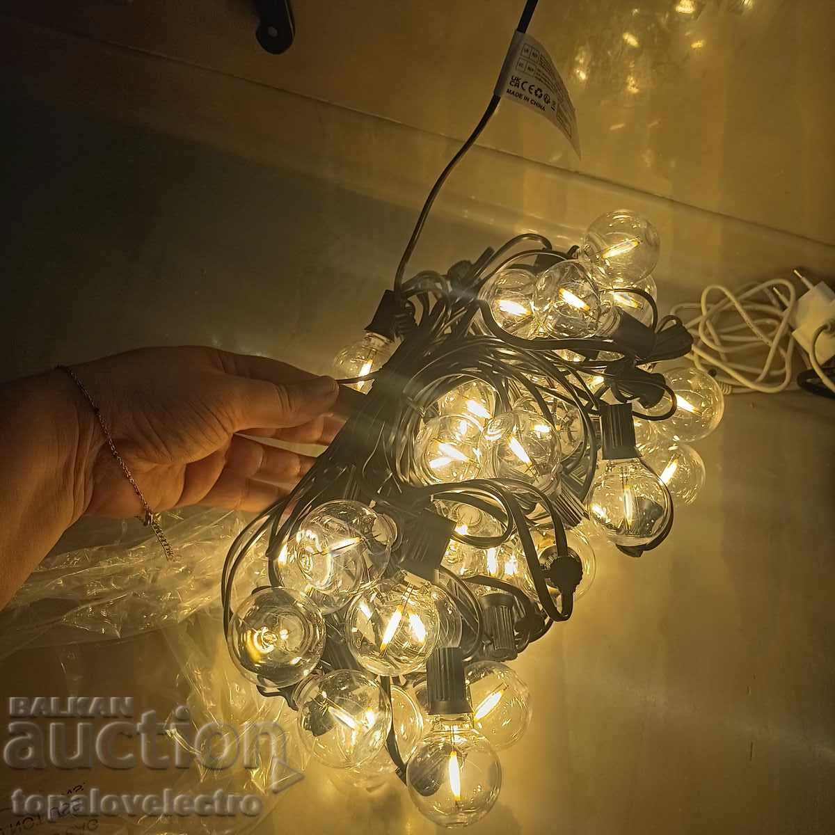 NOI! Lumini LED exterioare G40, 46+3 becuri, IP45, pentru grădină - 6