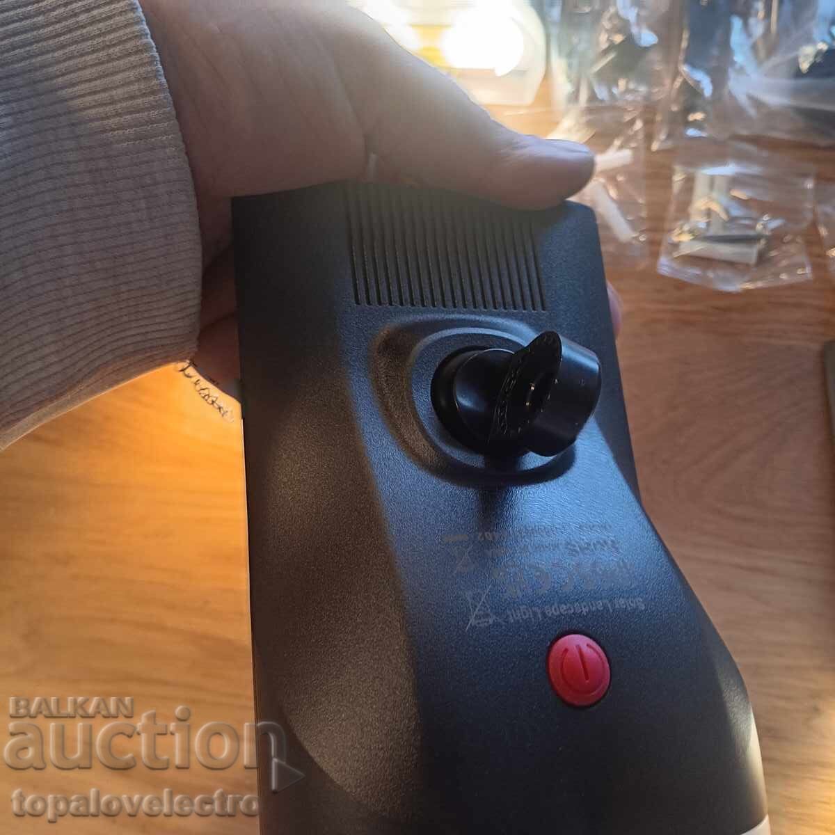 NEW! 4 solar lamps 800 lm, 22LED, 3000K, IP67, 3 modes - 5