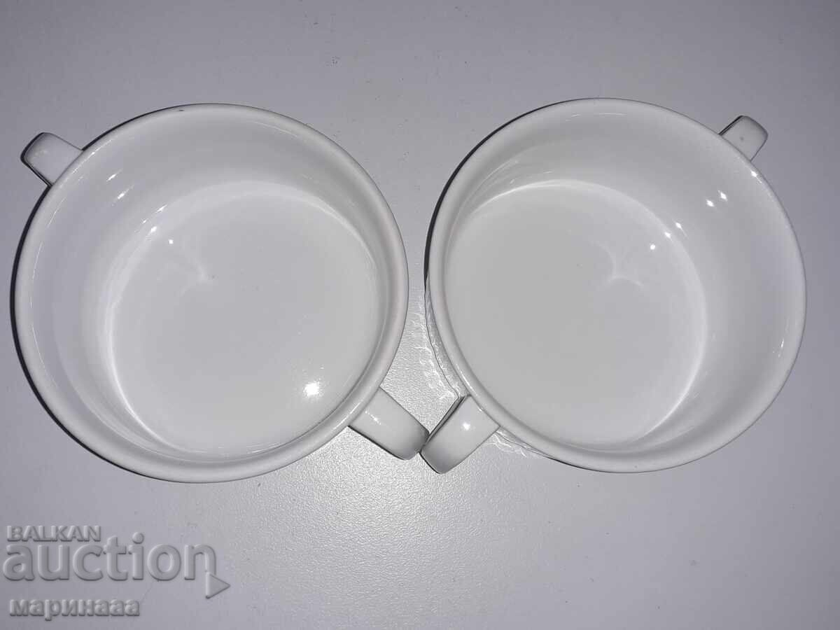 Delivery of 2 Soup Bowls, Broth. ''Rosenthal''. Porcelain