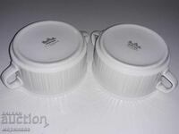 2 CEȘTI PENTRU SUPĂ, BULION. ''ROSENTHAL''. PORȚELAN