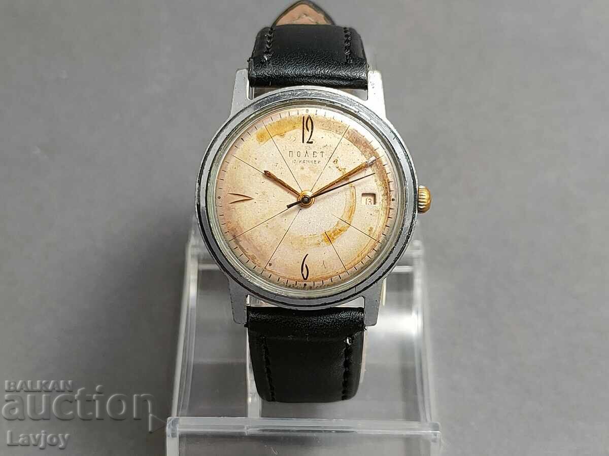 *Πτήση*☭Poljot☭ σπάνιο καντράν 17 jewels *Πτήση*☭Poljot☭ σπάνιο καντράν 17 jewels