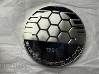 Bulgarian National Bank 25 Leva 1990 Football (Soccer) Ball