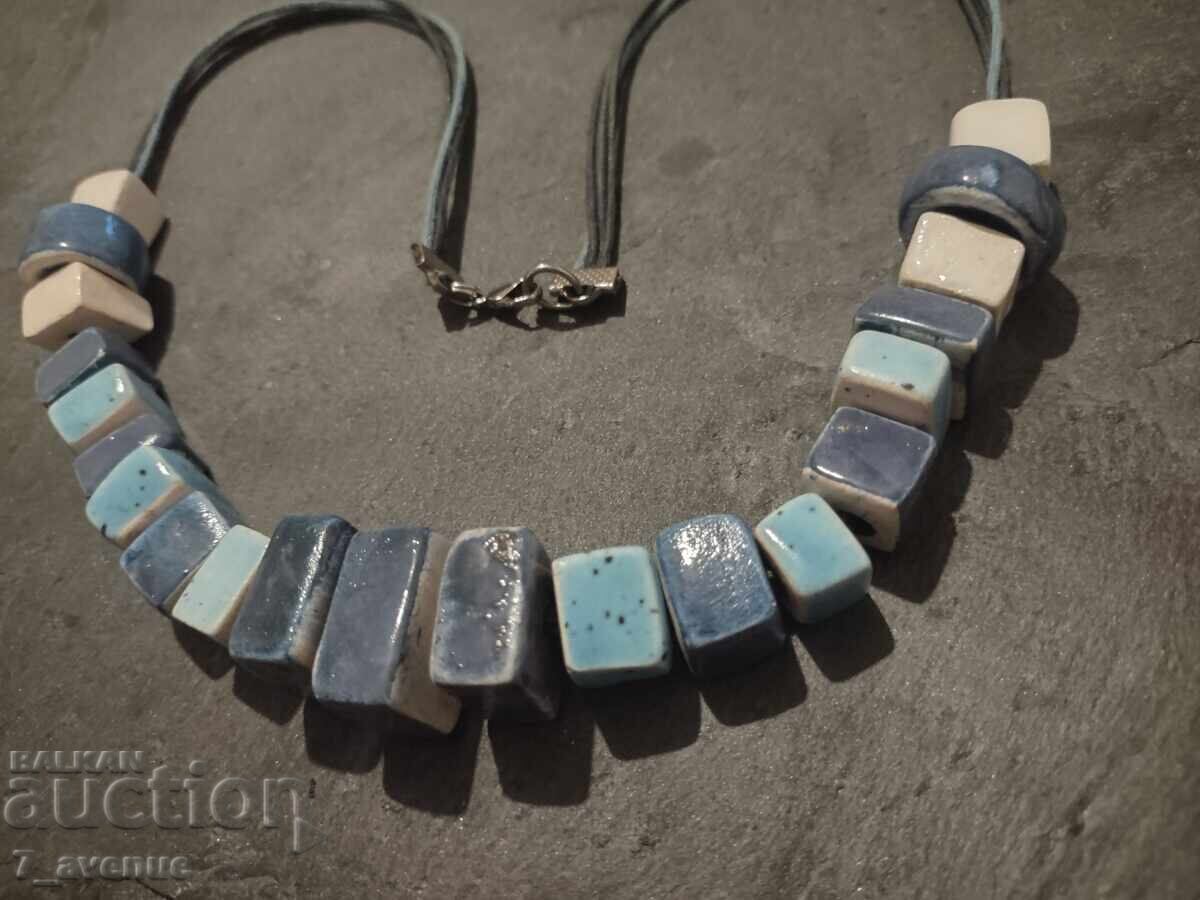 Παράδοση Κολιέ, παλιό κόσμημα, περιδέραιο Κεραμικά 80s 3.12.25