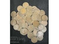 Lot of Bulgarian Princely Coins - 2 Stotinki 1901 - 60 pieces