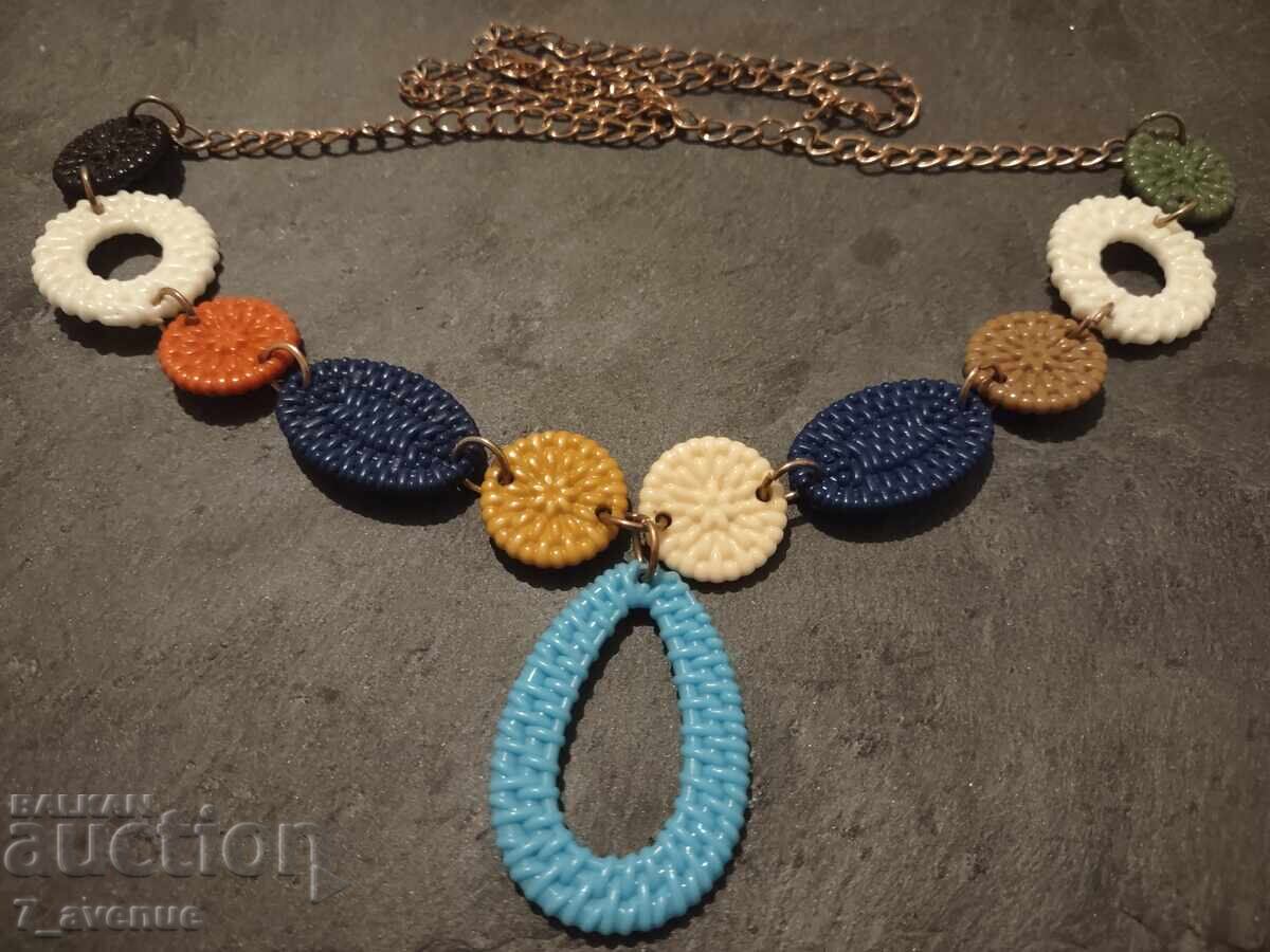 Necklace, antique jewelry, necklace ART, 70s 3.12.25 with price 99.00 BGN | € 50.62