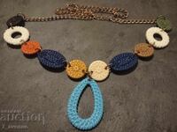 Necklace, antique jewelry, necklace ART, 70s 3.12.25