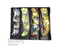 Set 4 cuțite de buzunar