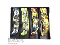 Set 4 cuțite de buzunar. No 2