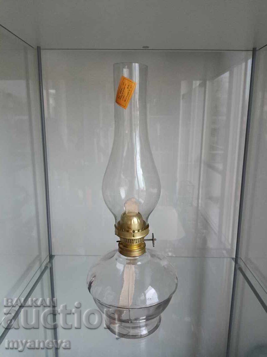 Antique gas lamp, unused