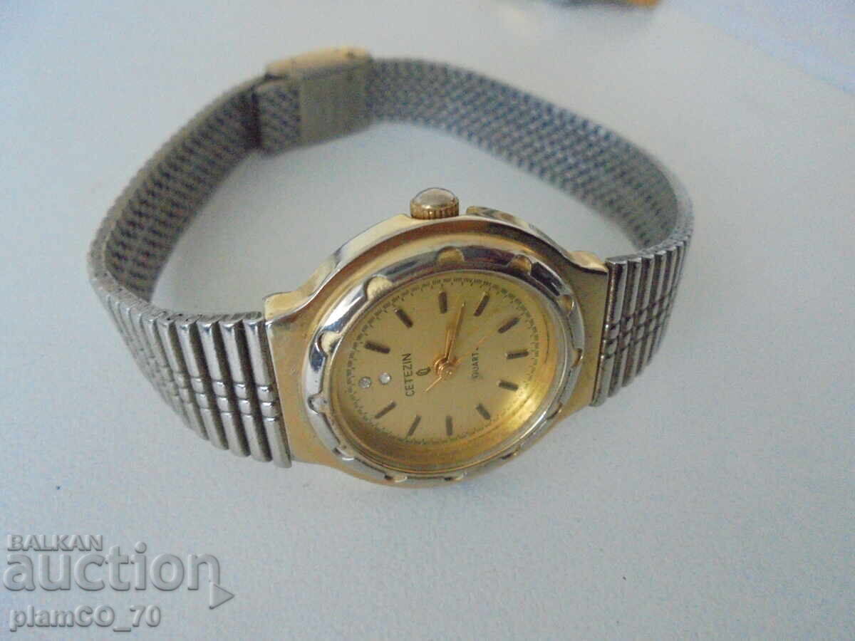 №*8397 Παλιό γυναικείο ρολόι Cetezin - 5