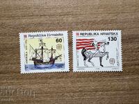 Croația - Mărci EUROPA - 500 g. de la descoperire (1992) MNH