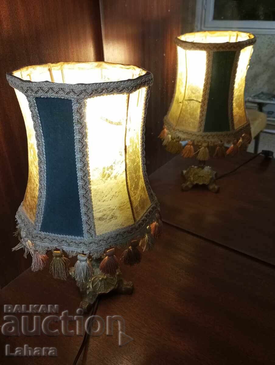 Lampă de noapte veche cu abajur original - 5 Lampă de noapte veche cu abajur original - 5