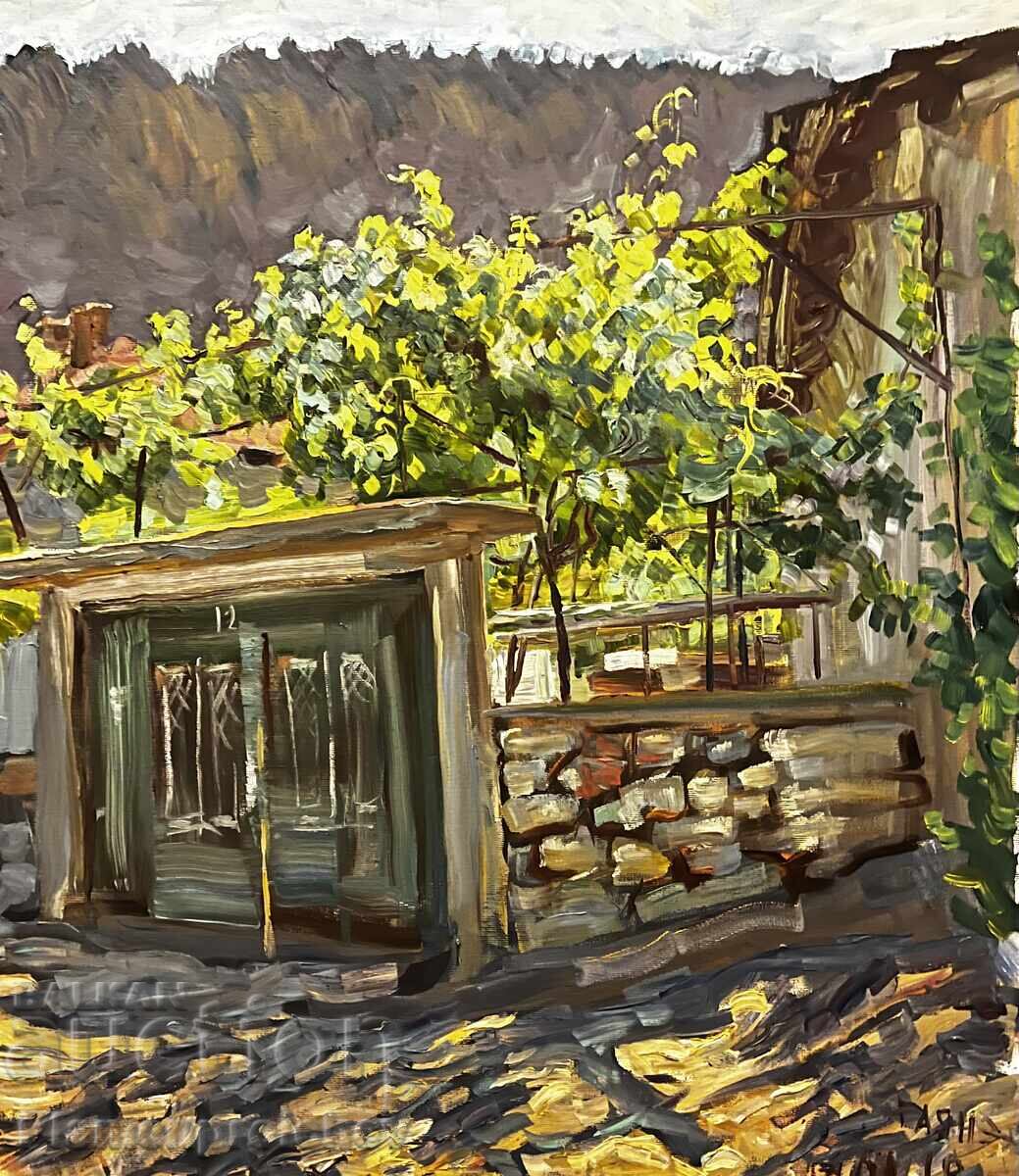 BEAUTIFUL OIL PAINTING ON CANVAS, SIGNED, 2018 with price 10.49 BGN | € 5.36