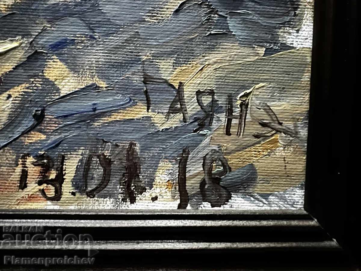 Delivery of BEAUTIFUL OIL PAINTING ON CANVAS, SIGNED, 2018