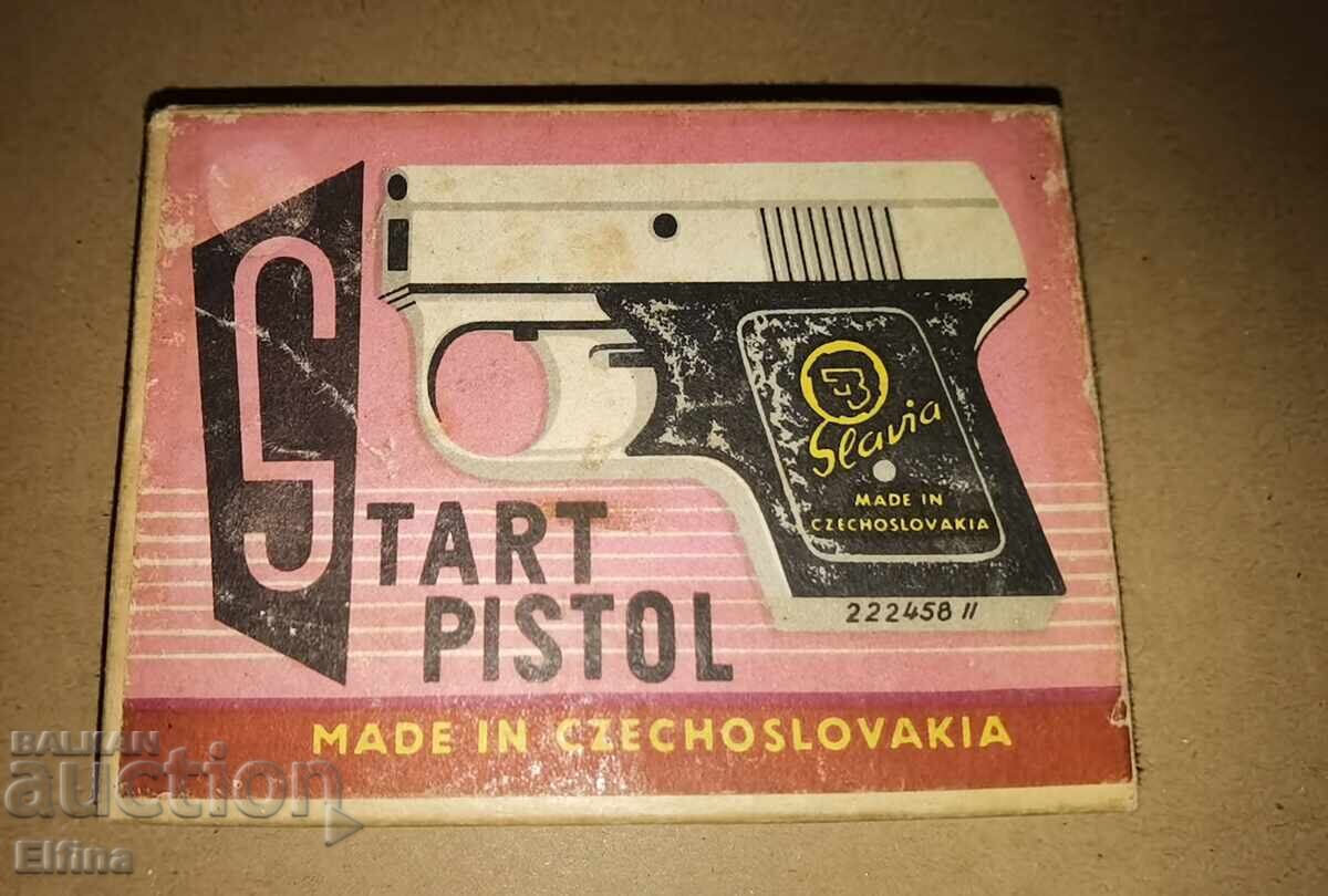 Auction  Metal Retro Pistol Slavia – Made in Czechoslovakia