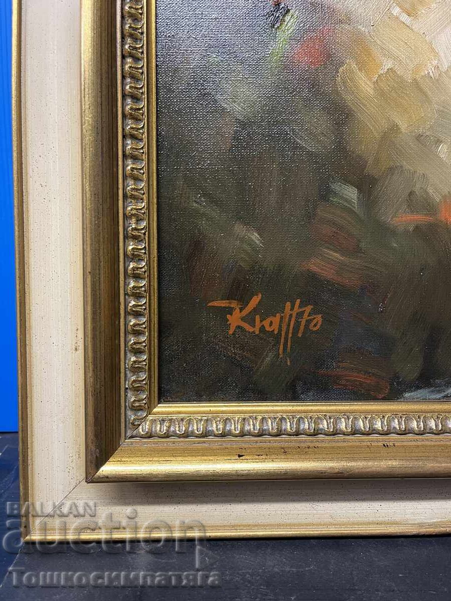 Ελαιογραφία σε καμβά - "Ισπανίδα" με τιμή 280.00 BGN | € 143.16