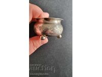 Ρωσική, αυτοκρατορική ασημένια αλατιέρα, πολλές σημάνσεις