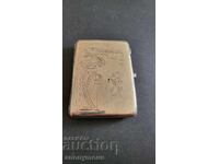 Tabacheră din argint rusesc URSS 1960/70 cu marcaje