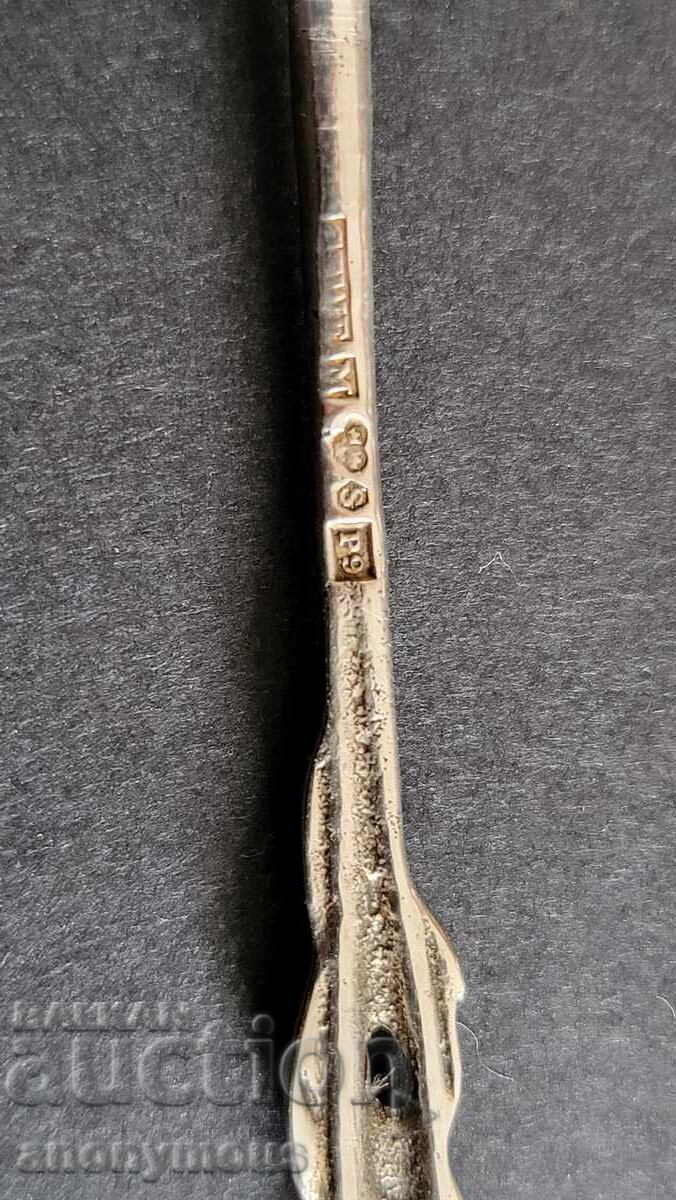 Шведска шпатула сребро с маркировки - 5