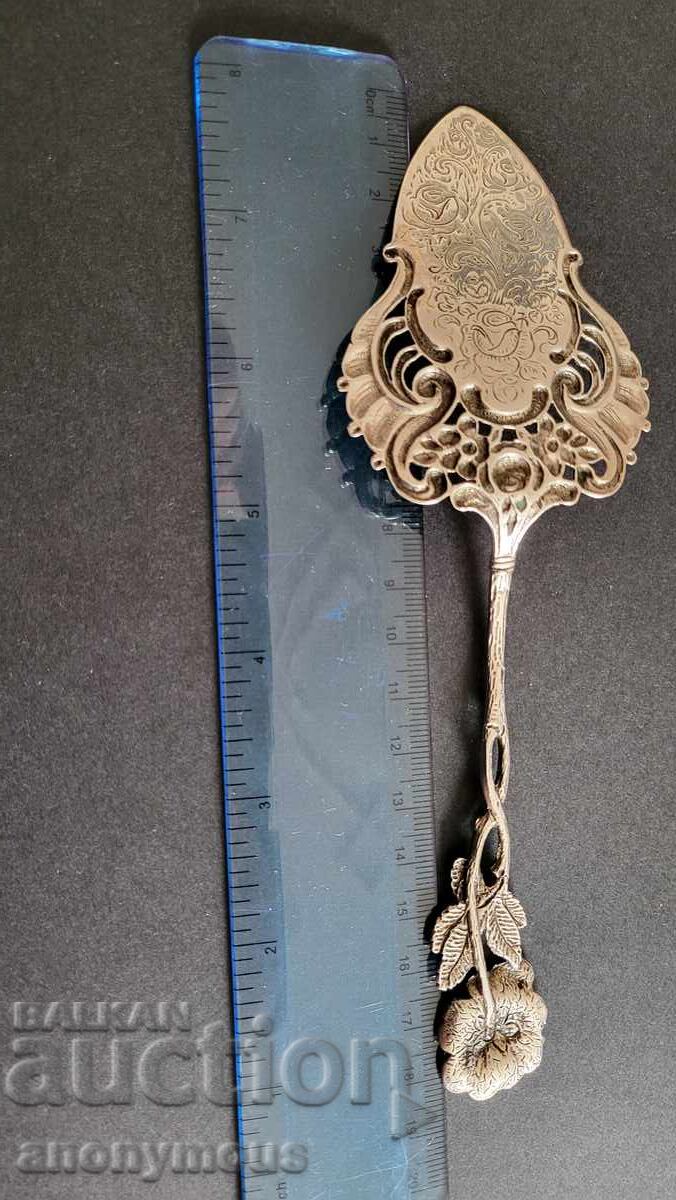 Swedish Beautiful Silver Spatula with Hallmarks - 7 Swedish Beautiful Silver Spatula with Hallmarks - 7