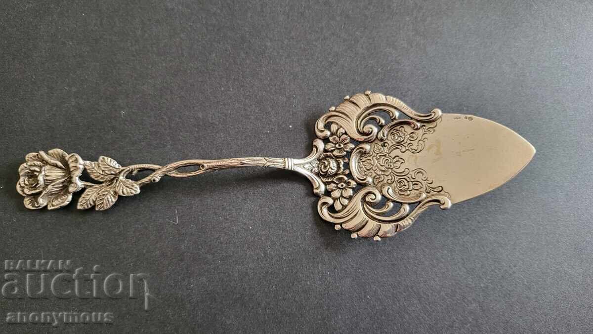 Swedish Beautiful Silver Spatula with Hallmarks Swedish Beautiful Silver Spatula with Hallmarks