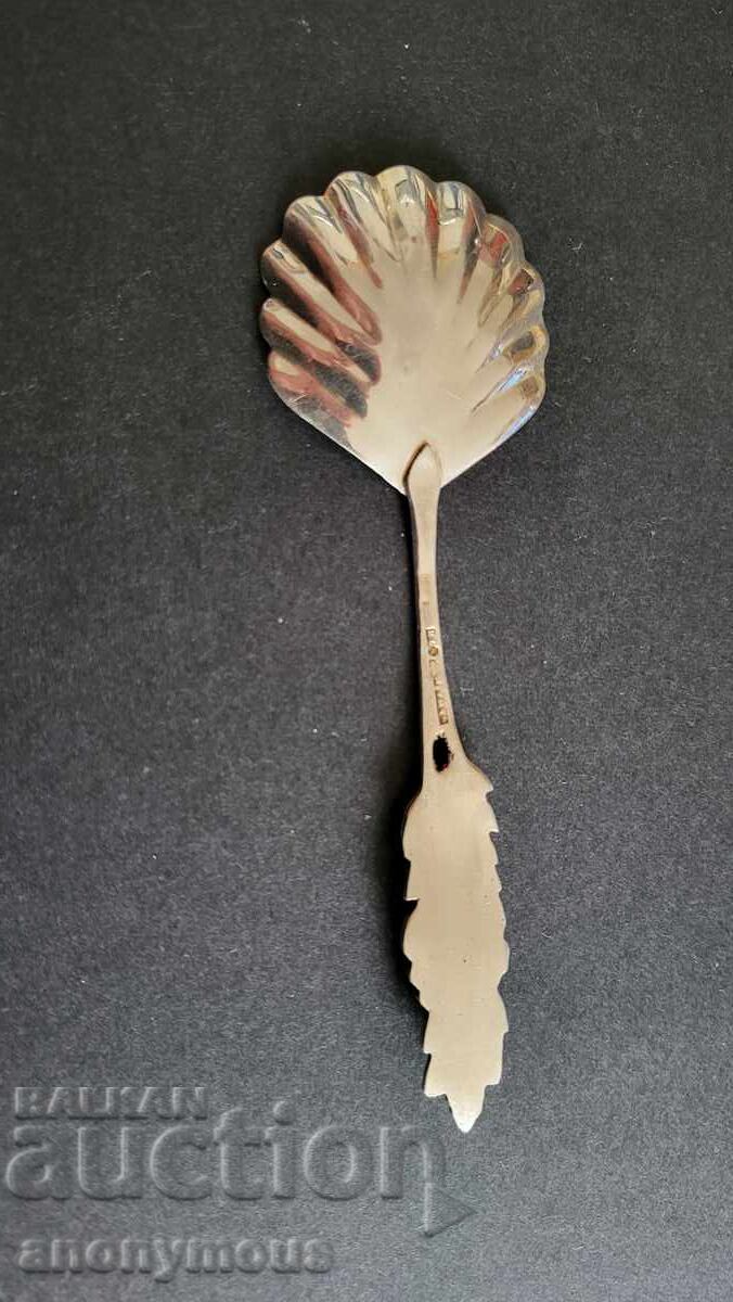 Παράδοση Σουηδική όμορφη ασημένια κουτάλα με σήματα Παράδοση Σουηδική όμορφη ασημένια κουτάλα με σήματα