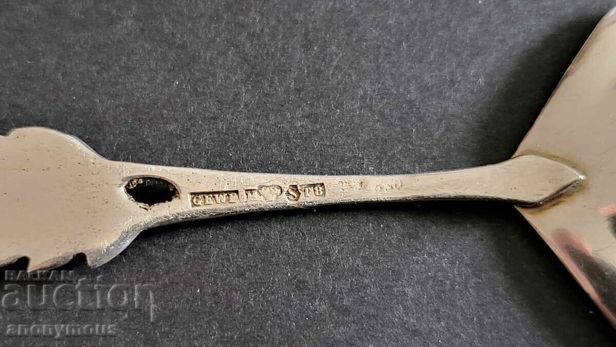 Σουηδική όμορφη ασημένια κουτάλα με σήματα - 5 Σουηδική όμορφη ασημένια κουτάλα με σήματα - 5