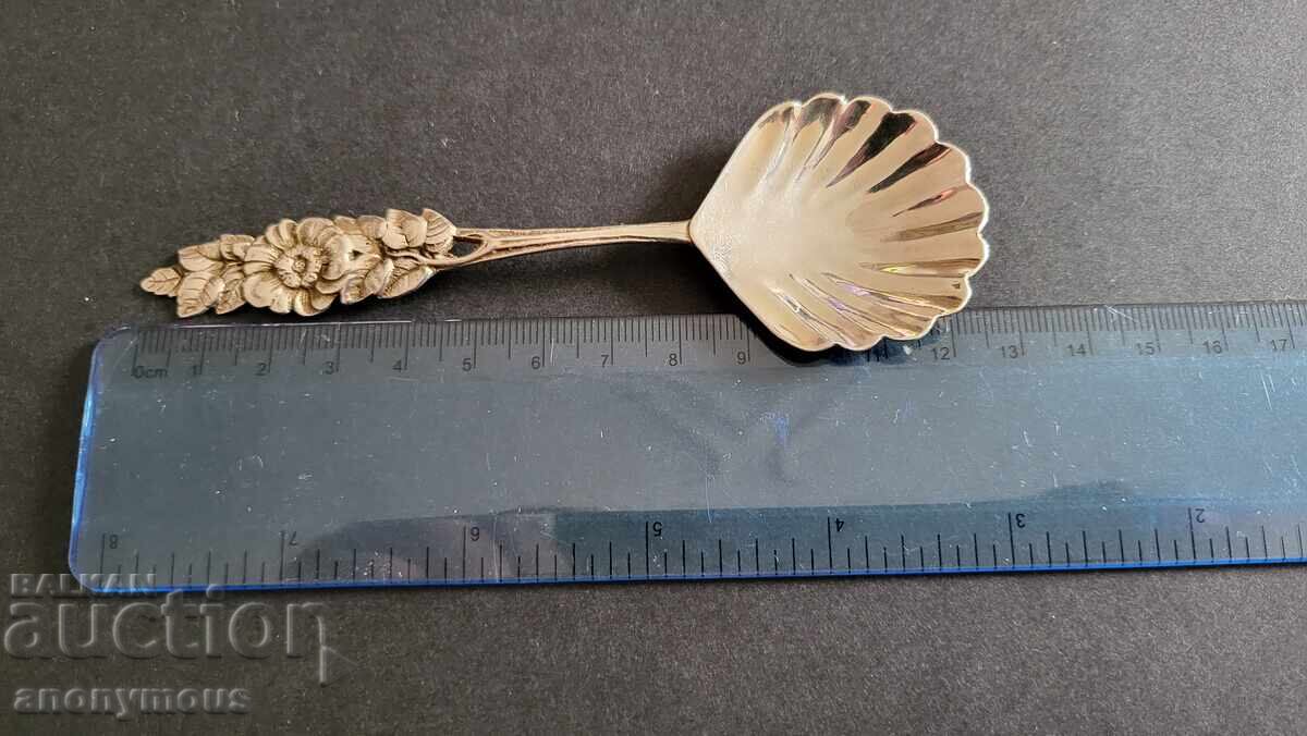 Σουηδική όμορφη ασημένια κουτάλα με σήματα - 7 Σουηδική όμορφη ασημένια κουτάλα με σήματα - 7