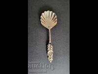 Σουηδική όμορφη ασημένια κουτάλα με σήματα