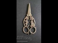 Swedish beautiful scissors silver with markings