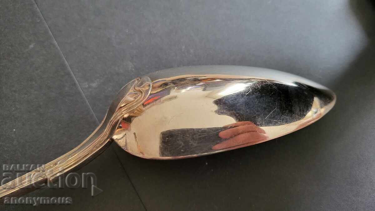 Livrarea Lingură de servire rusească, imperială, țaristă din argint, 1857 Livrarea Lingură de servire rusească, imperială, țaristă din argint, 1857