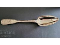 Lingură de servire rusească, imperială, țaristă din argint, 1857