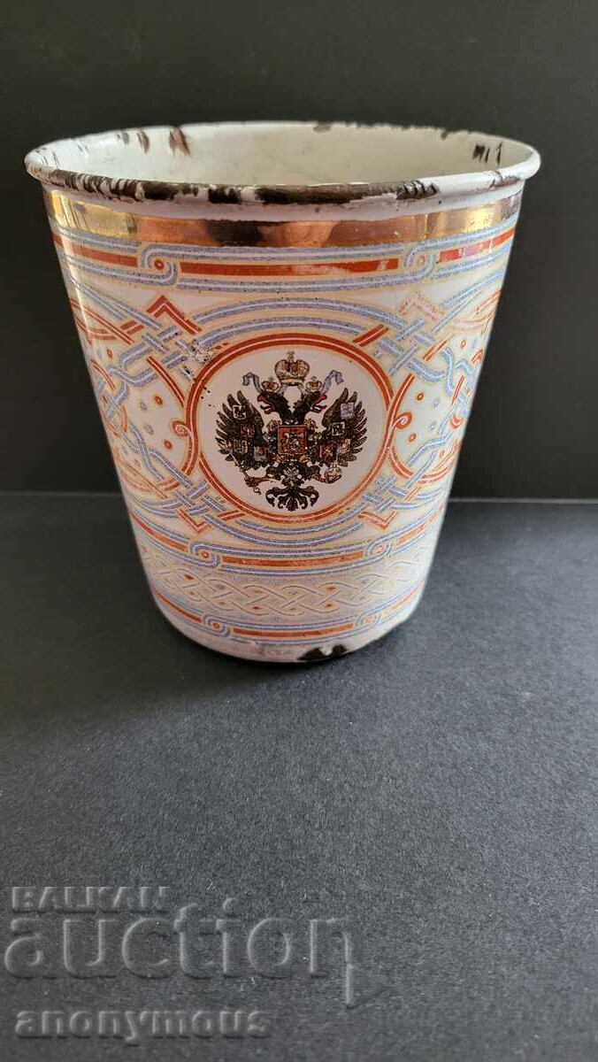 Ρωσικό, αυτοκρατορικό, τσαρικό φλιτζάνι για την στέψη του Νικόλαου Β' με τιμή 500.00 BGN | € 255.65 Ρωσικό, αυτοκρατορικό, τσαρικό φλιτζάνι για την στέψη του Νικόλαου Β' με τιμή 500.00 BGN | € 255.65