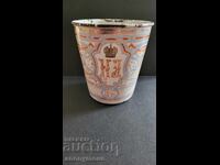 Ρωσικό, αυτοκρατορικό, τσαρικό φλιτζάνι για την στέψη του Νικόλαου Β'