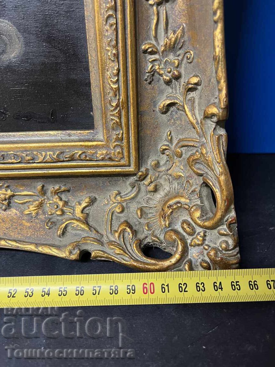 Картина на платно с маслени бои-“Стария ловец”. - 7