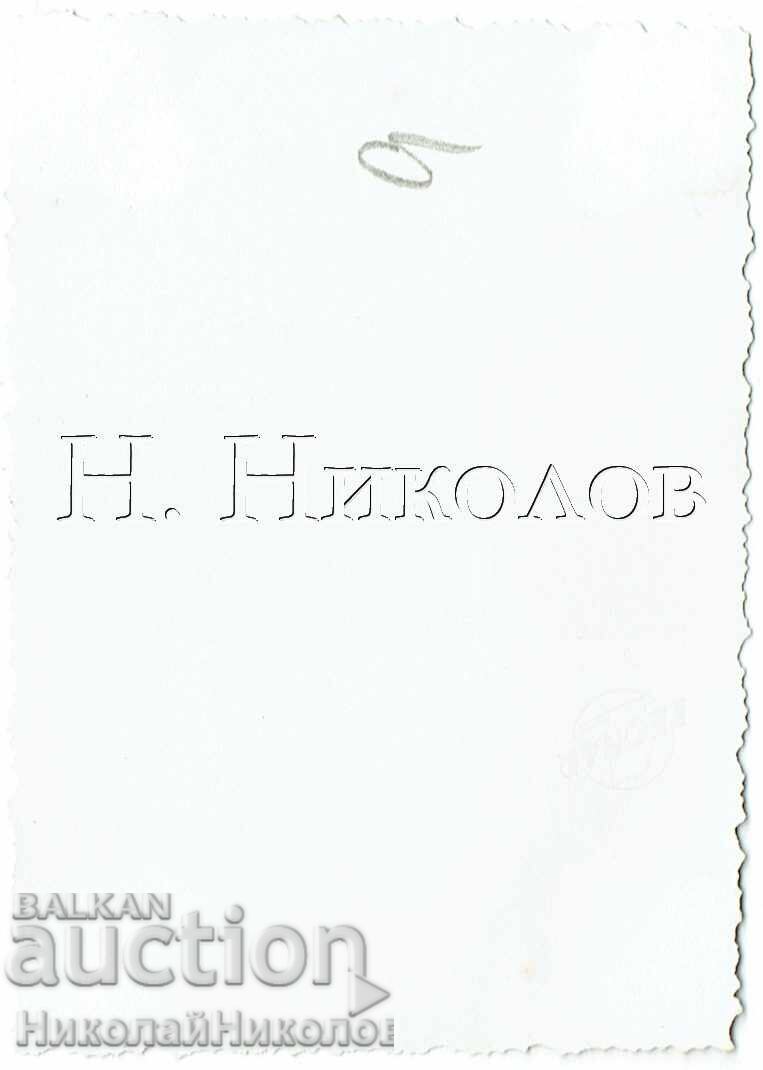 SMALL OLD PHOTO MILITARY VARNA WINTER WALK E646 with price 2.50 BGN | € 1.28