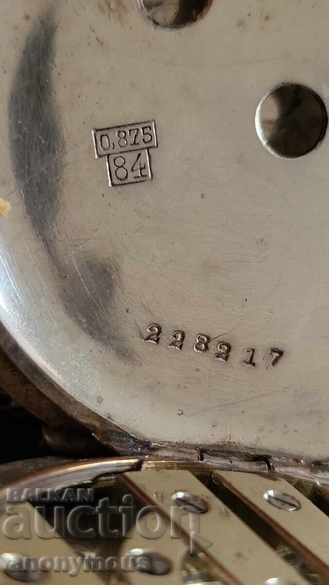 Ceas de buzunar rusesc imperial țarist din argint - 6 Ceas de buzunar rusesc imperial țarist din argint - 6