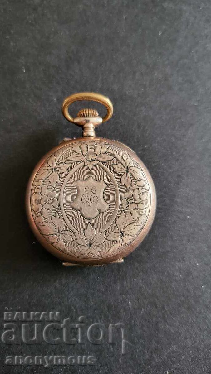 Стар сребърен джобен часовник Швейцария Стар сребърен джобен часовник Швейцария