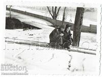 SMALL OLD PHOTO MILITARY VARNA SEA GARDEN E650