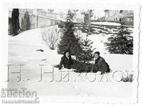 SMALL OLD PHOTO MILITARY VARNA SEA GARDEN E651