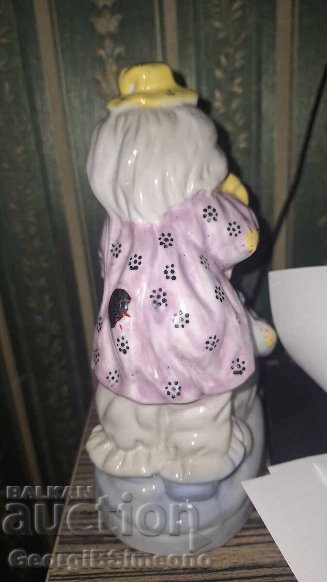 Auction  Collectible porcelain clown figure