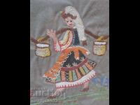 Broderie în ramă primitivă