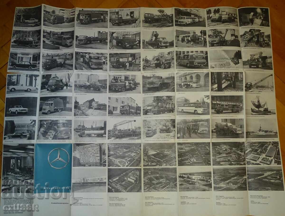 Mercedes 1960s advertising brochure booklet cars trucks - 6