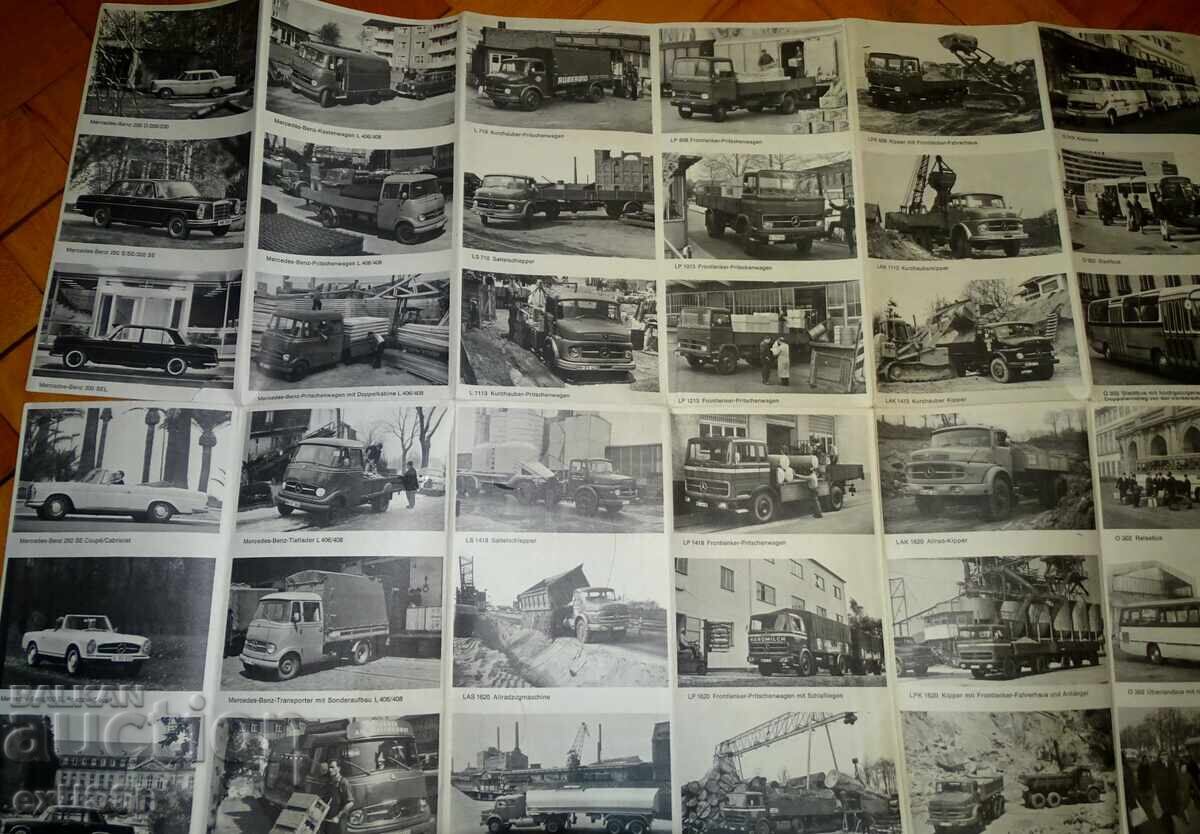 Mercedes 1960s advertising brochure booklet cars trucks - 7