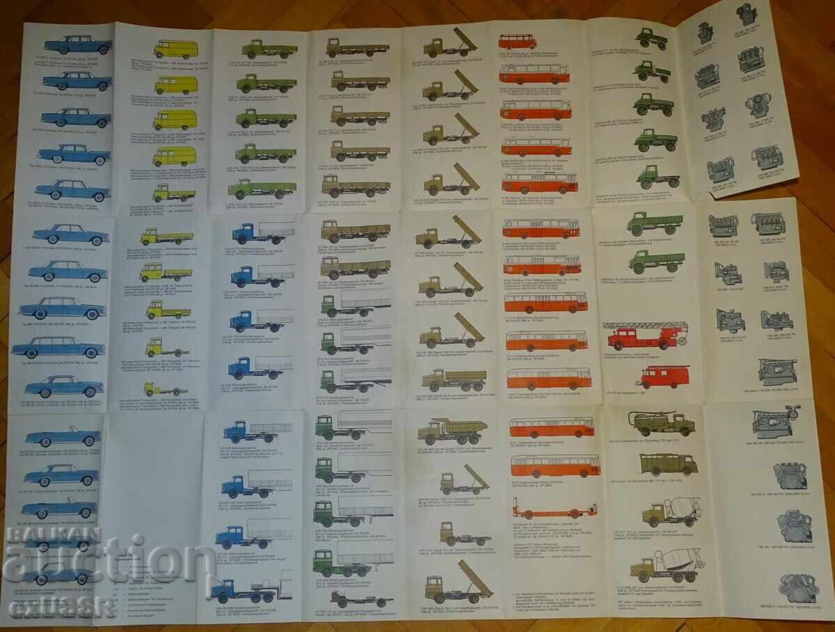 Mercedes 1960s advertising brochure booklet cars trucks