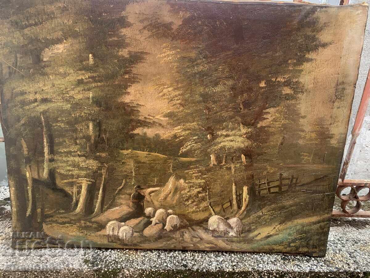 Delivery of old painting