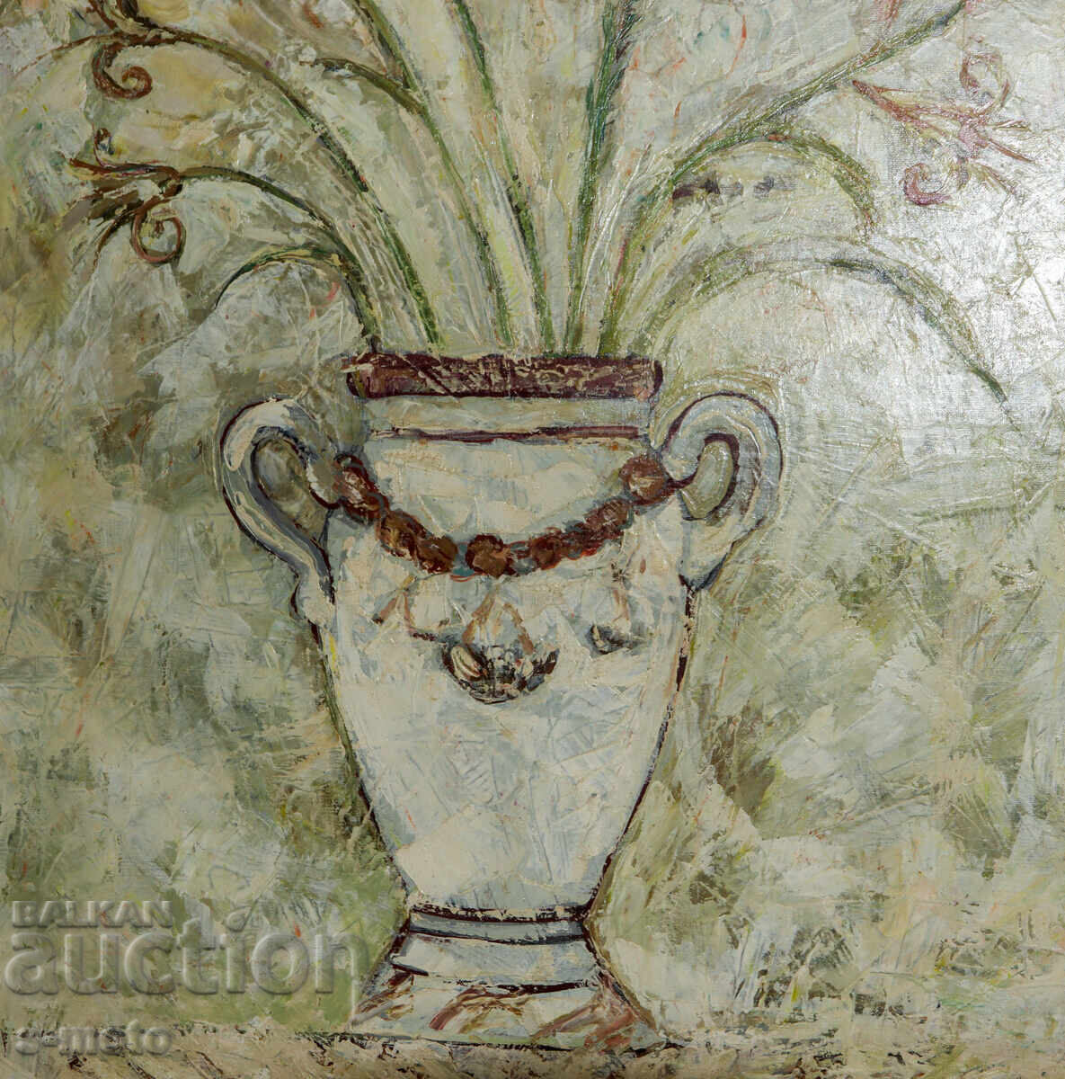 Delivery of Simeon Todev oil painting still life