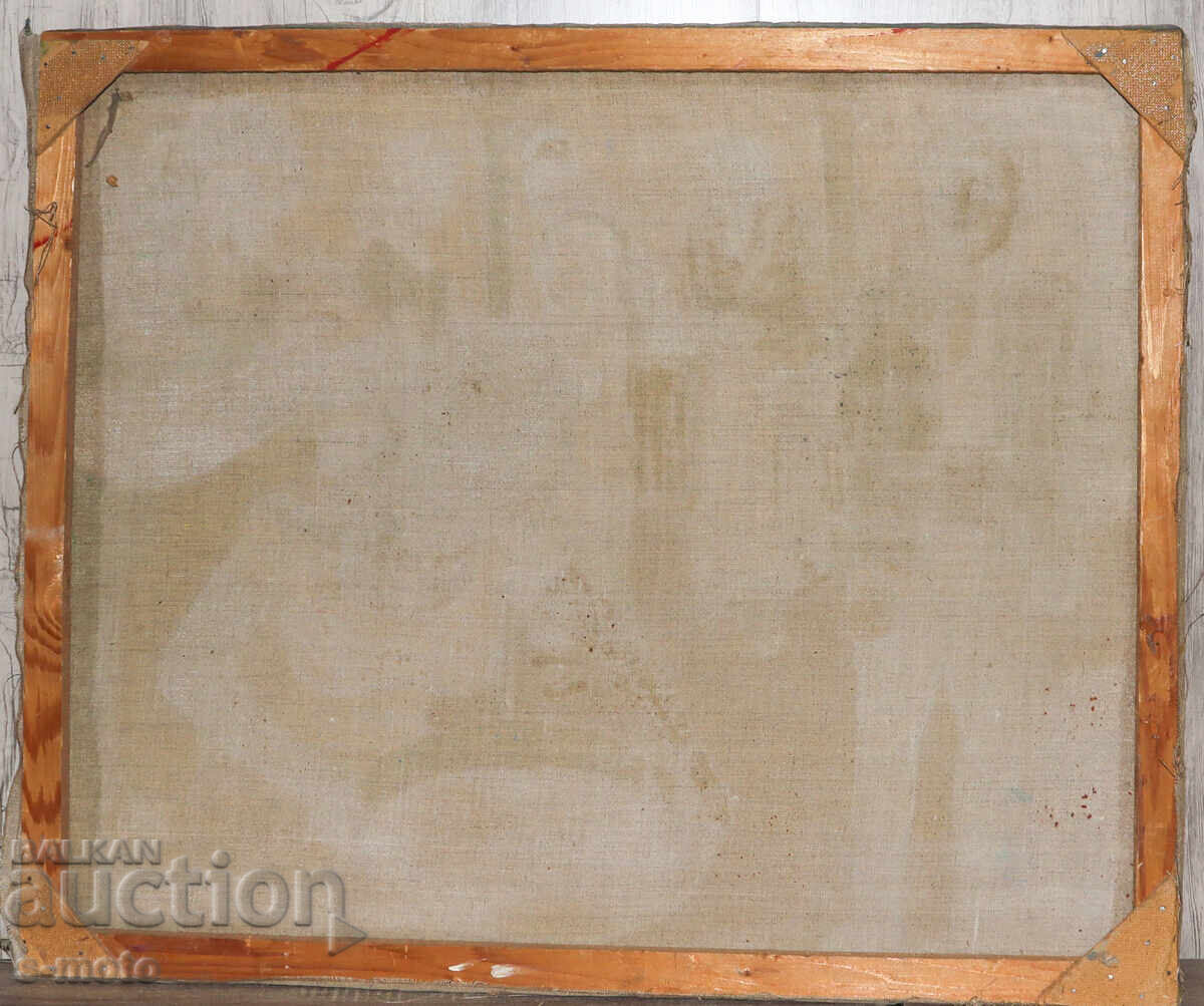 Delivery of Abstract oil painting, figurative composition Delivery of Abstract oil painting, figurative composition