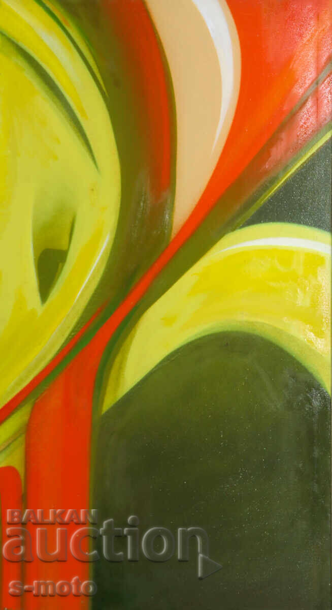 Δημοπρασία Έργο ζωγραφικής με λάδι, αφηρημένη σύνθεση