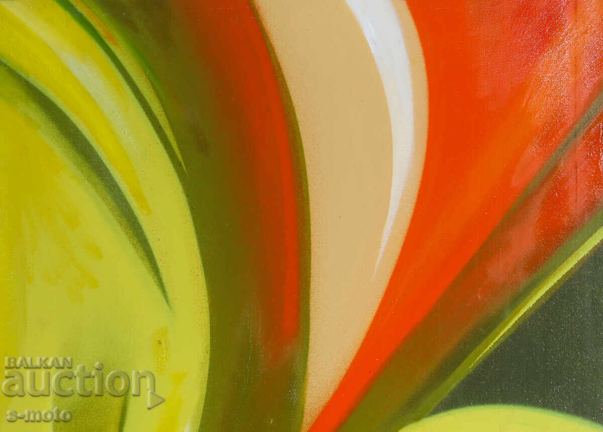 Παράδοση Έργο ζωγραφικής με λάδι, αφηρημένη σύνθεση